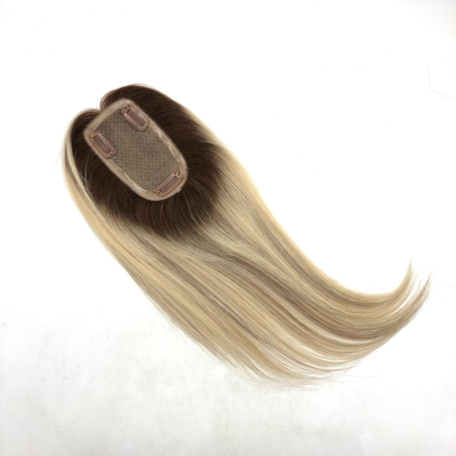Topper od prirodne ljudske kose Ombre Blonde