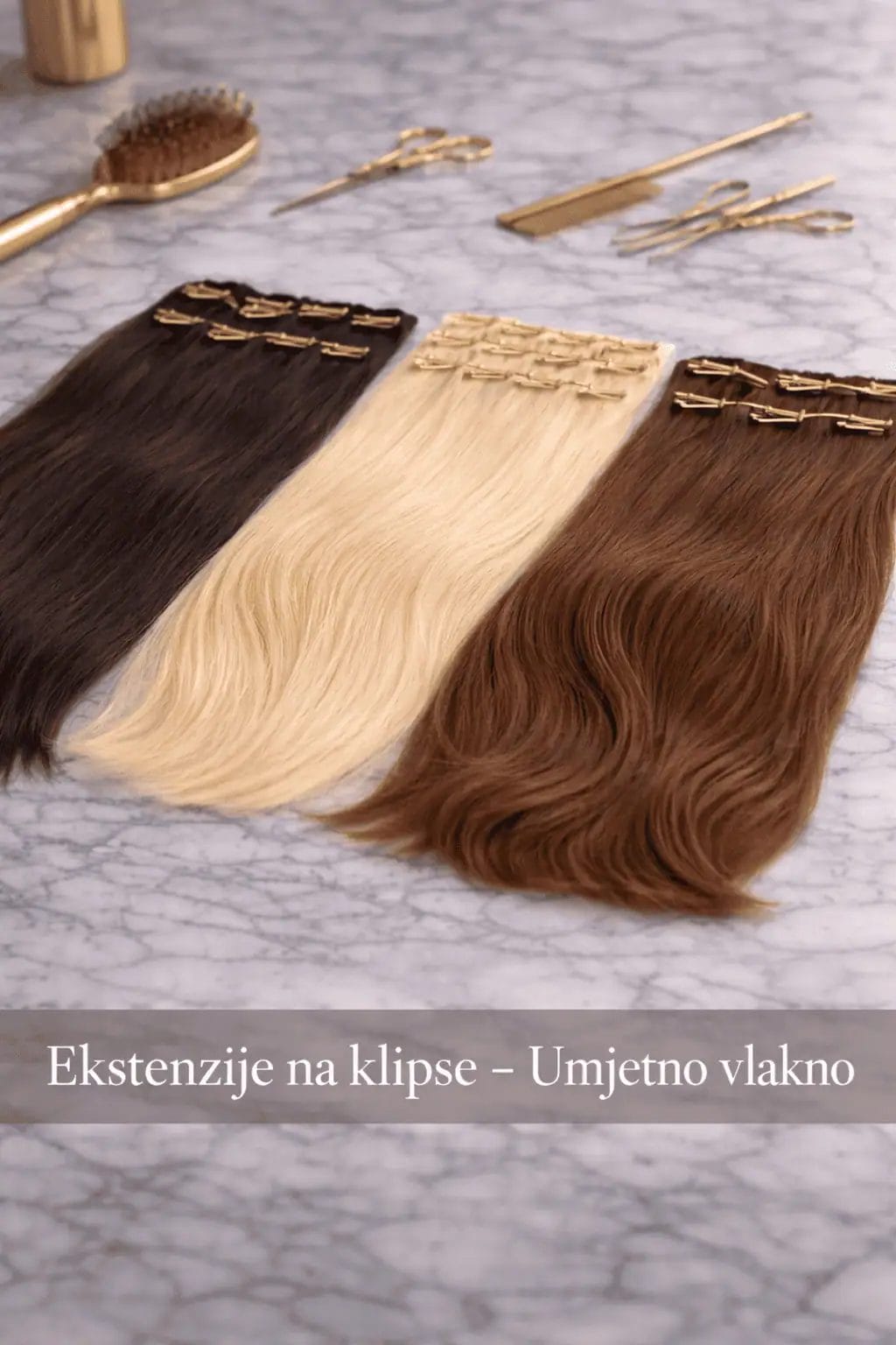 Ekstenzije na klipse umjetno vlakno